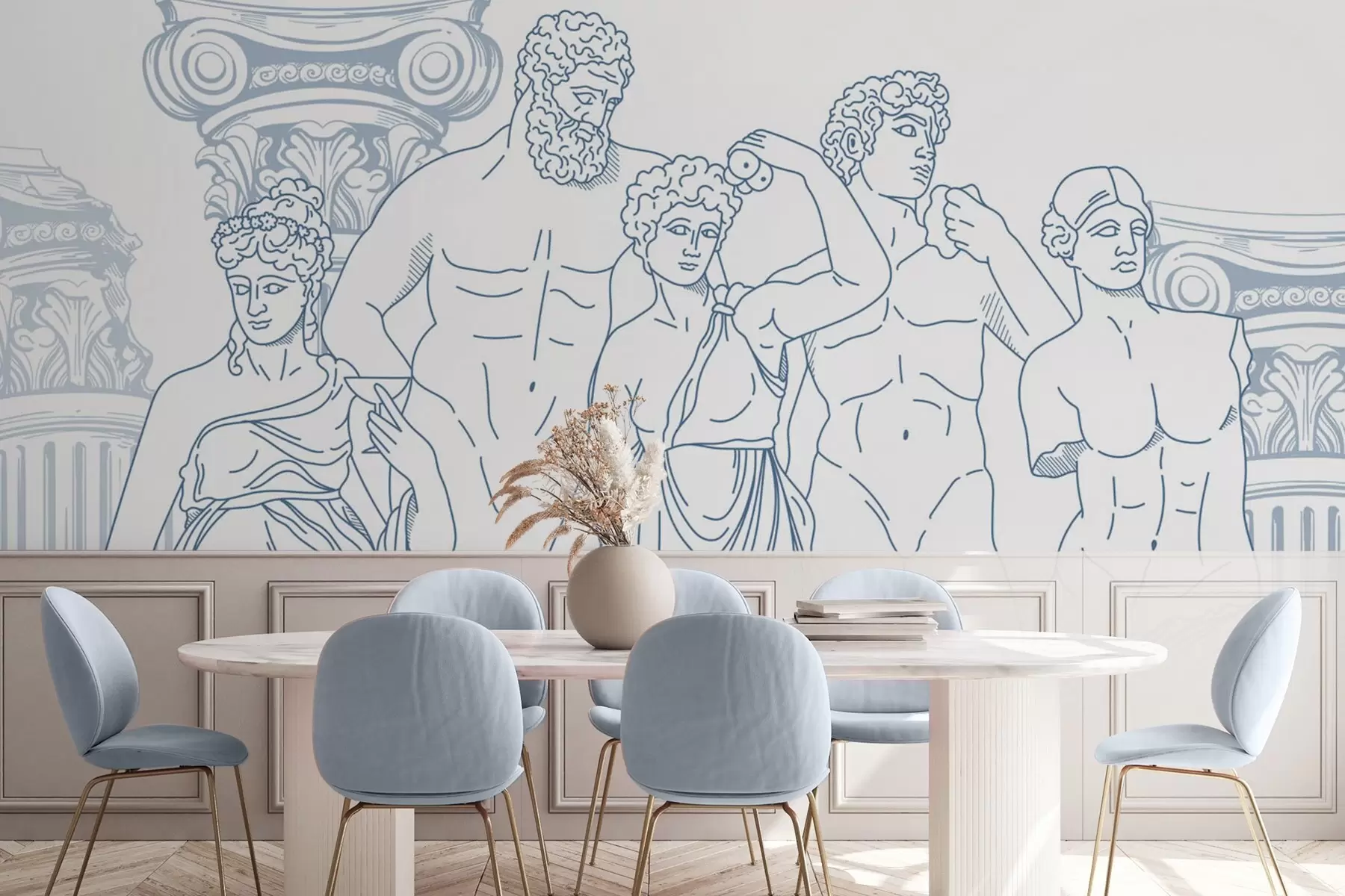 carta da parati Popoli antichi e colonne nr. w04865