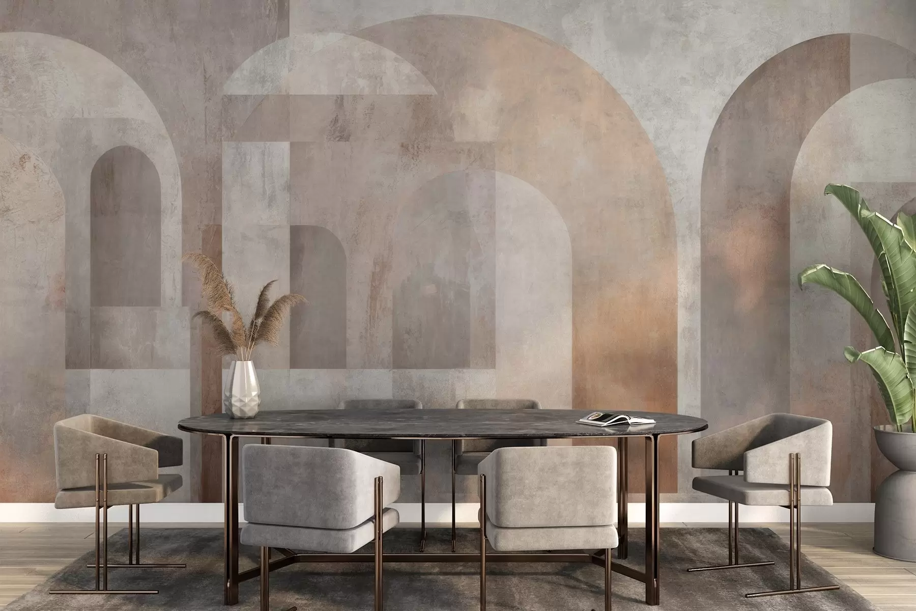 carta da parati Rami fioriti nr. w04855