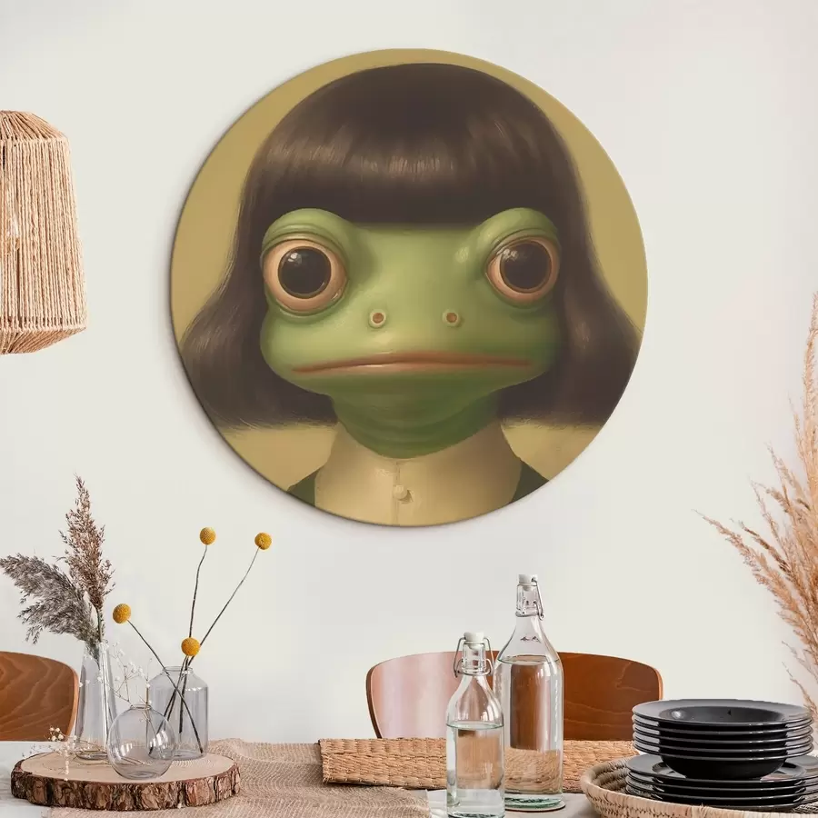 carta da parati Rana ragazza in stile vintage nr. r46458