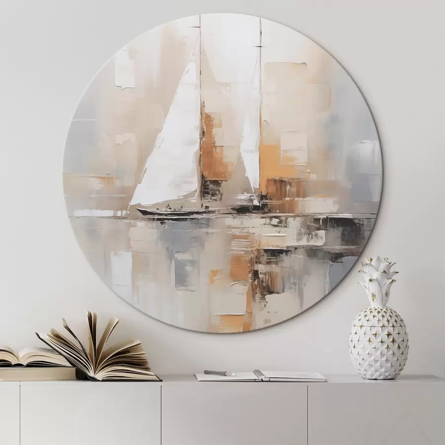 carta da parati Astrazione di una barca a vela nr. r46566