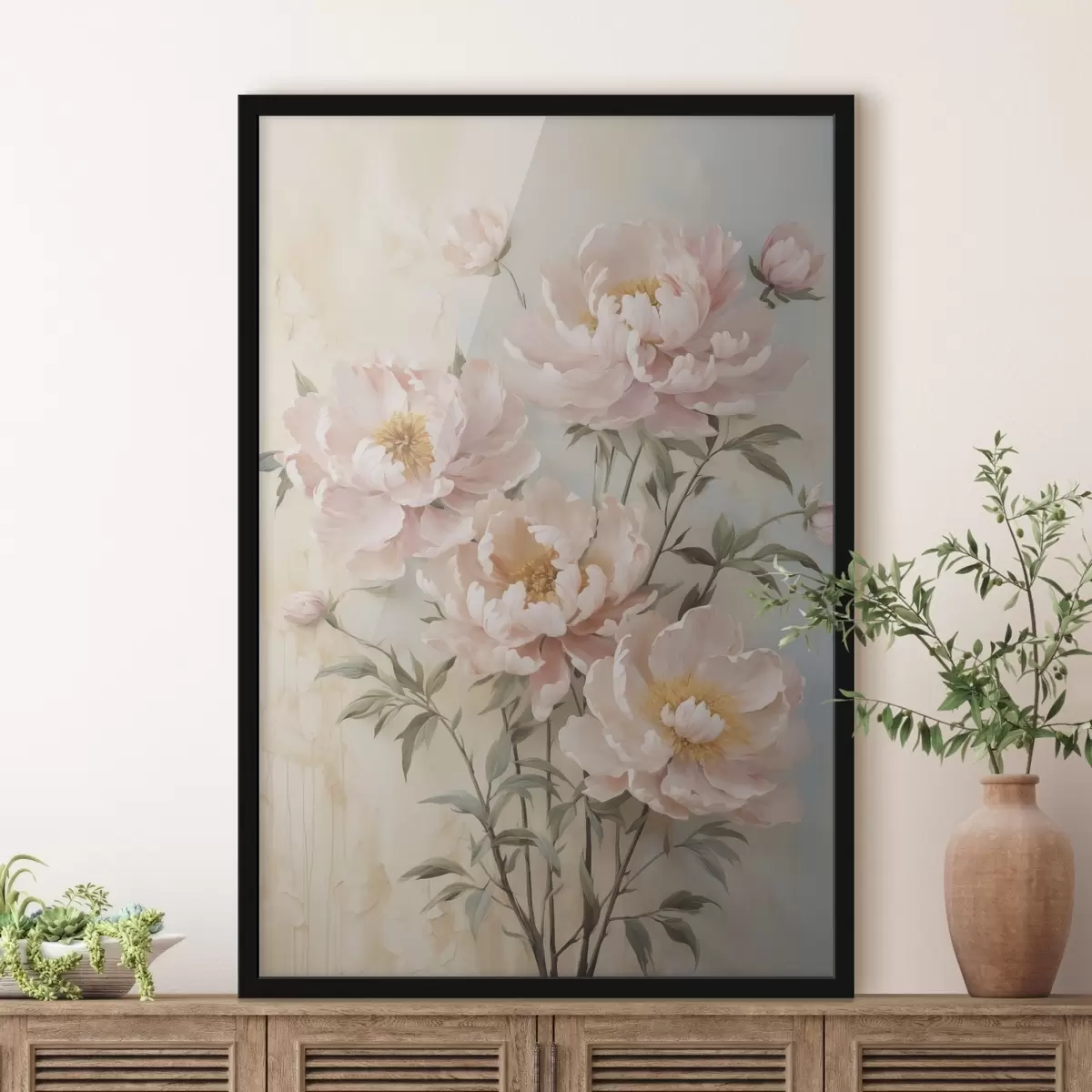 Poster Peonie in fiore f46562