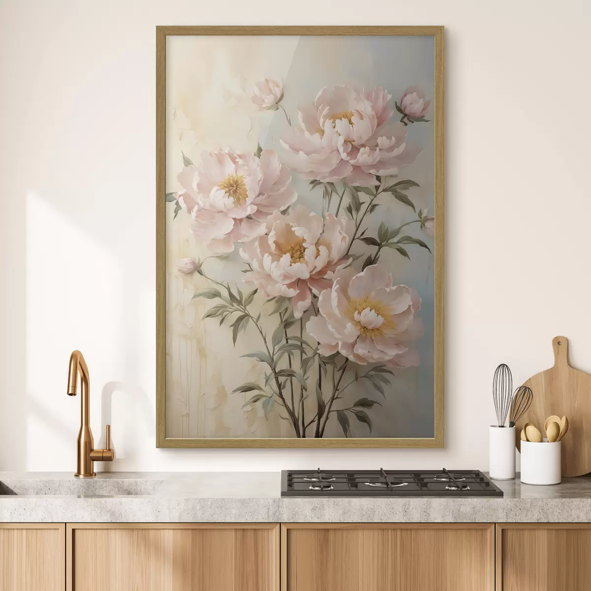 Poster Peonie in fiore f46562