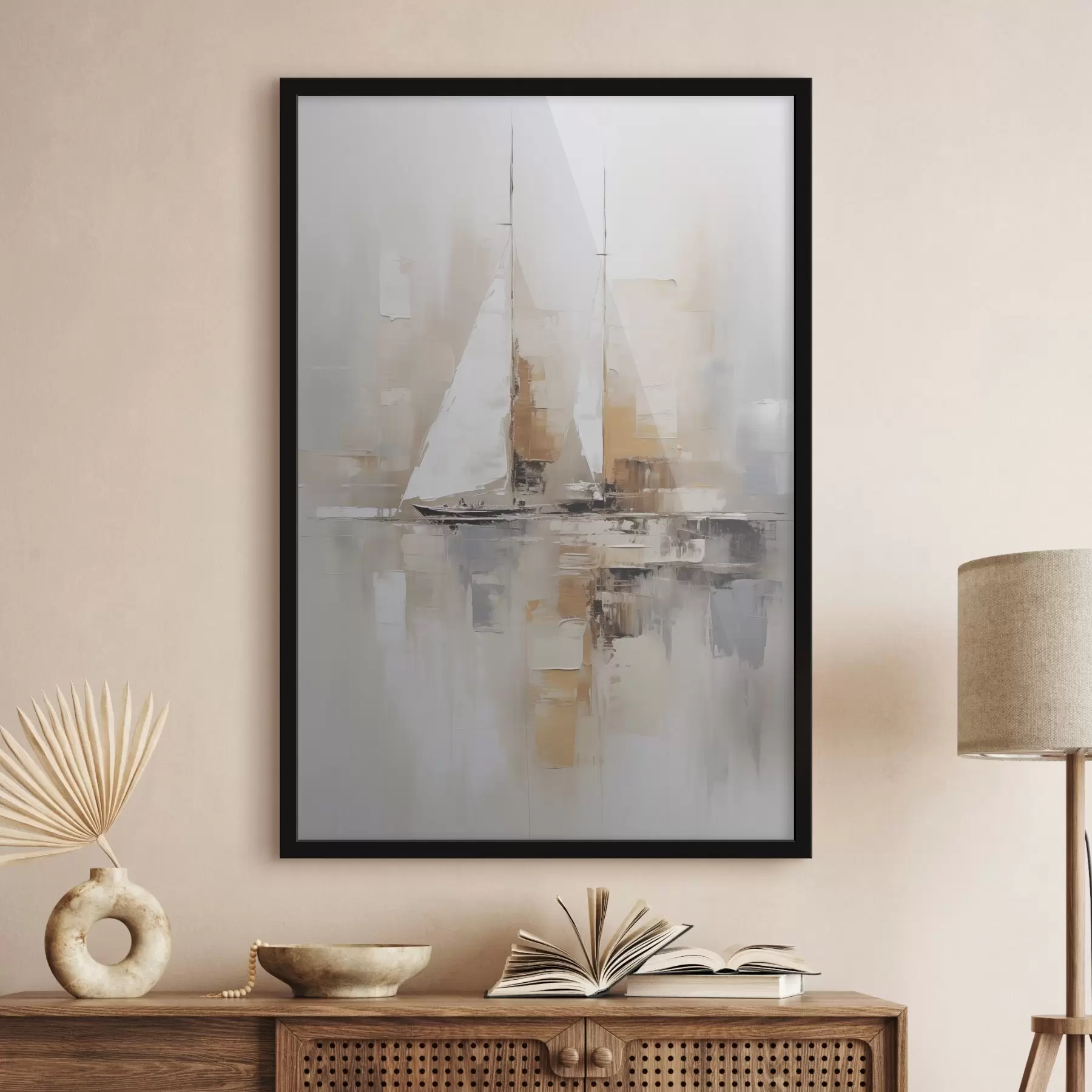 carta da parati Astrazione di una barca a vela nr. f46566