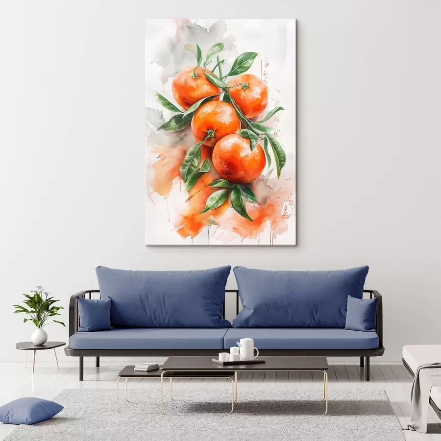 carta da parati Mandarini maturi nr. s46586