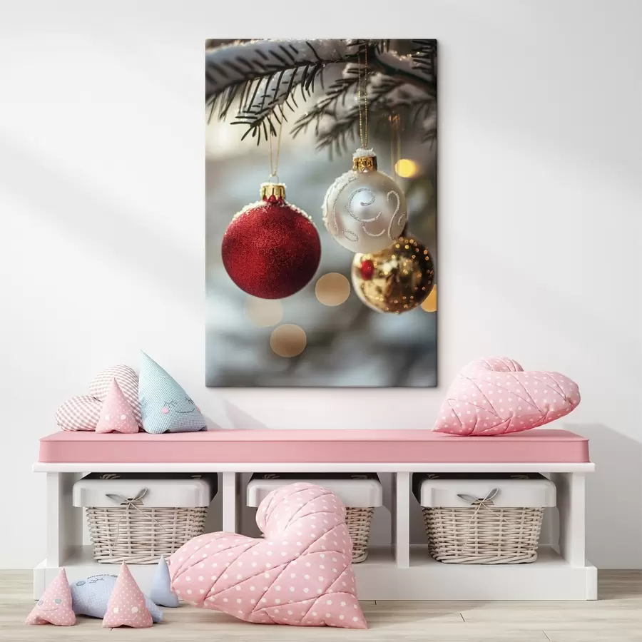 carta da parati Palline di Natale nr. s46588