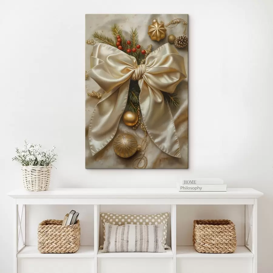 carta da parati Fiocco natalizio nr. s46592