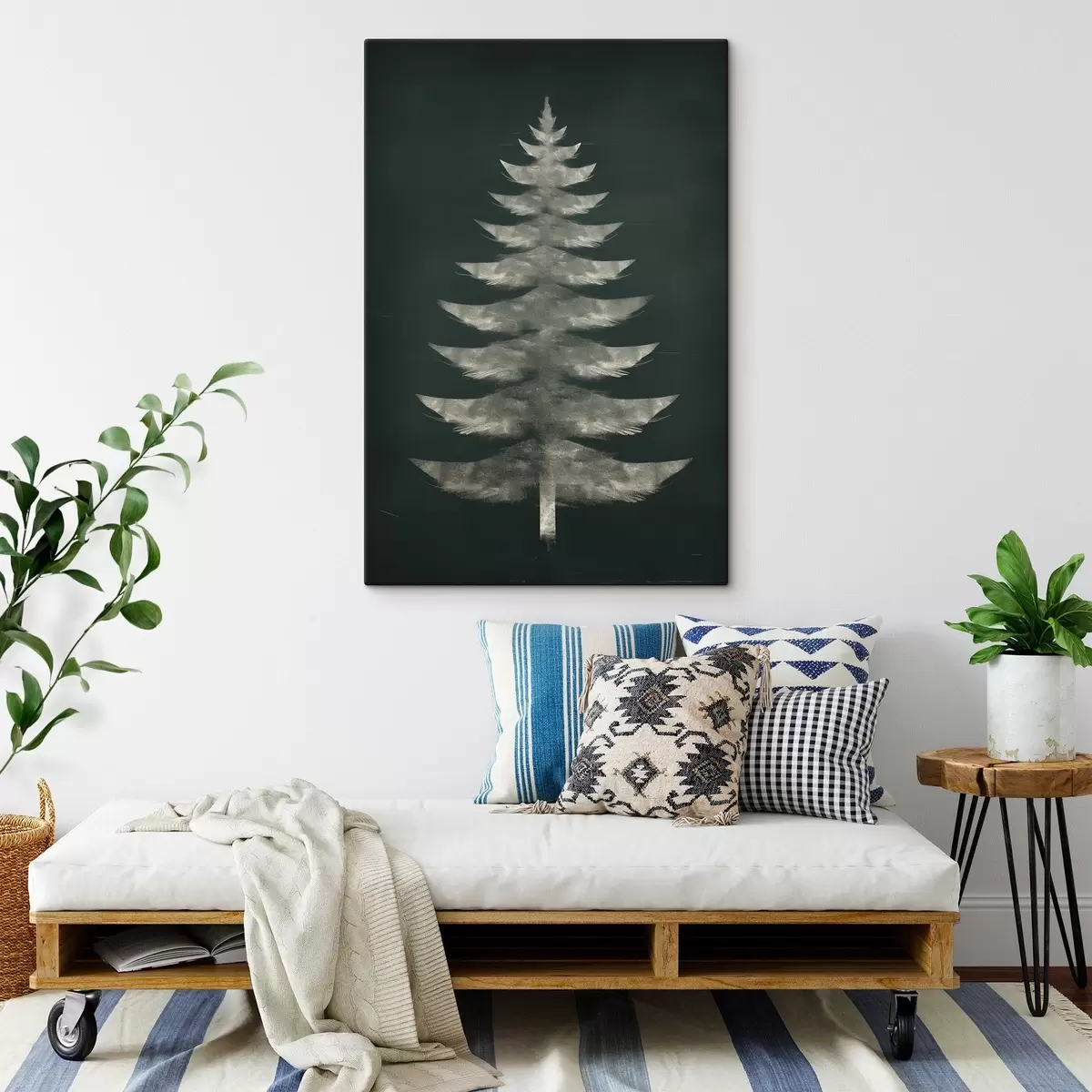 carta da parati albero di Natale nr. s46593