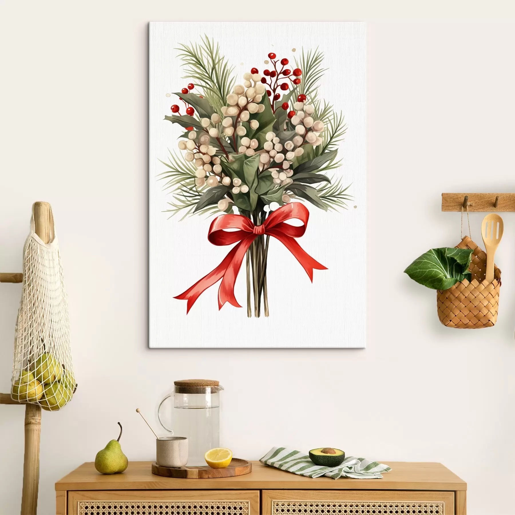 carta da parati Vischio natalizio nr. s46596