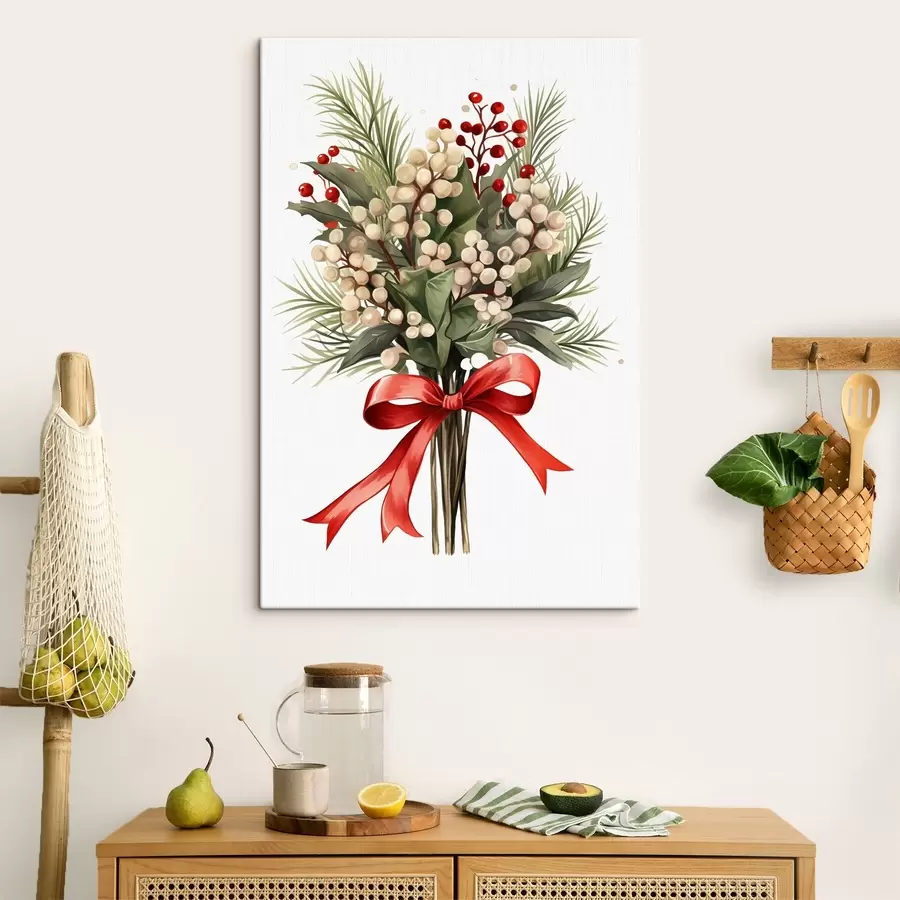 carta da parati Vischio natalizio nr. s46596