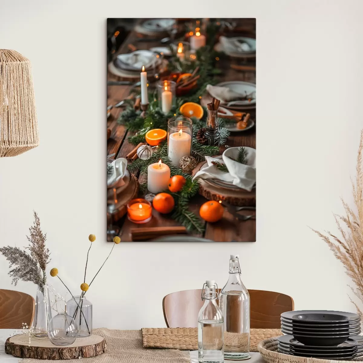 carta da parati Tavola di Natale nr. s46604