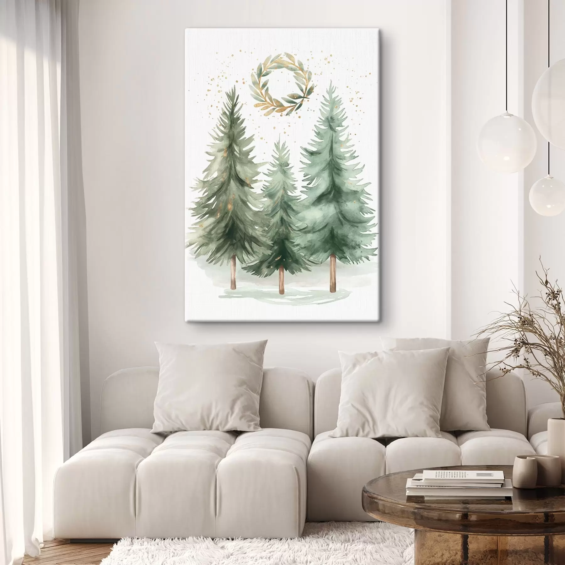carta da parati Alberi di Natale nr. s46609