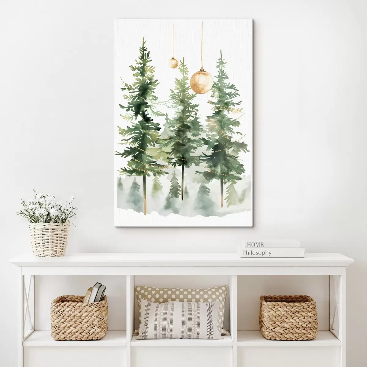 carta da parati Alberi di Natale nr. s46611