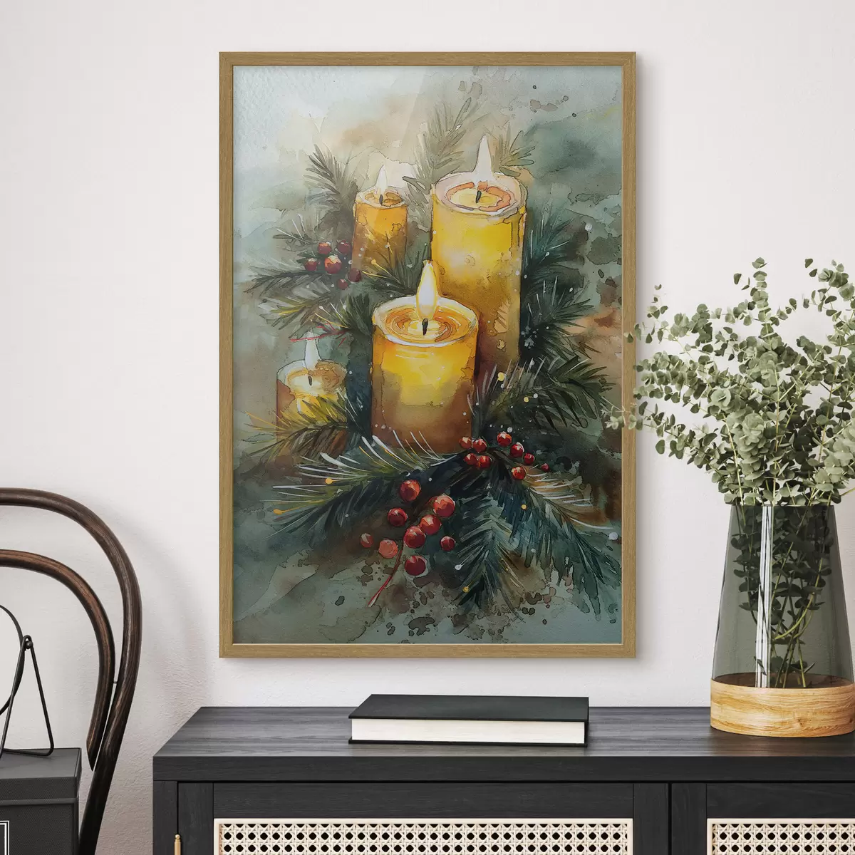Poster Candele natalizie f46585
