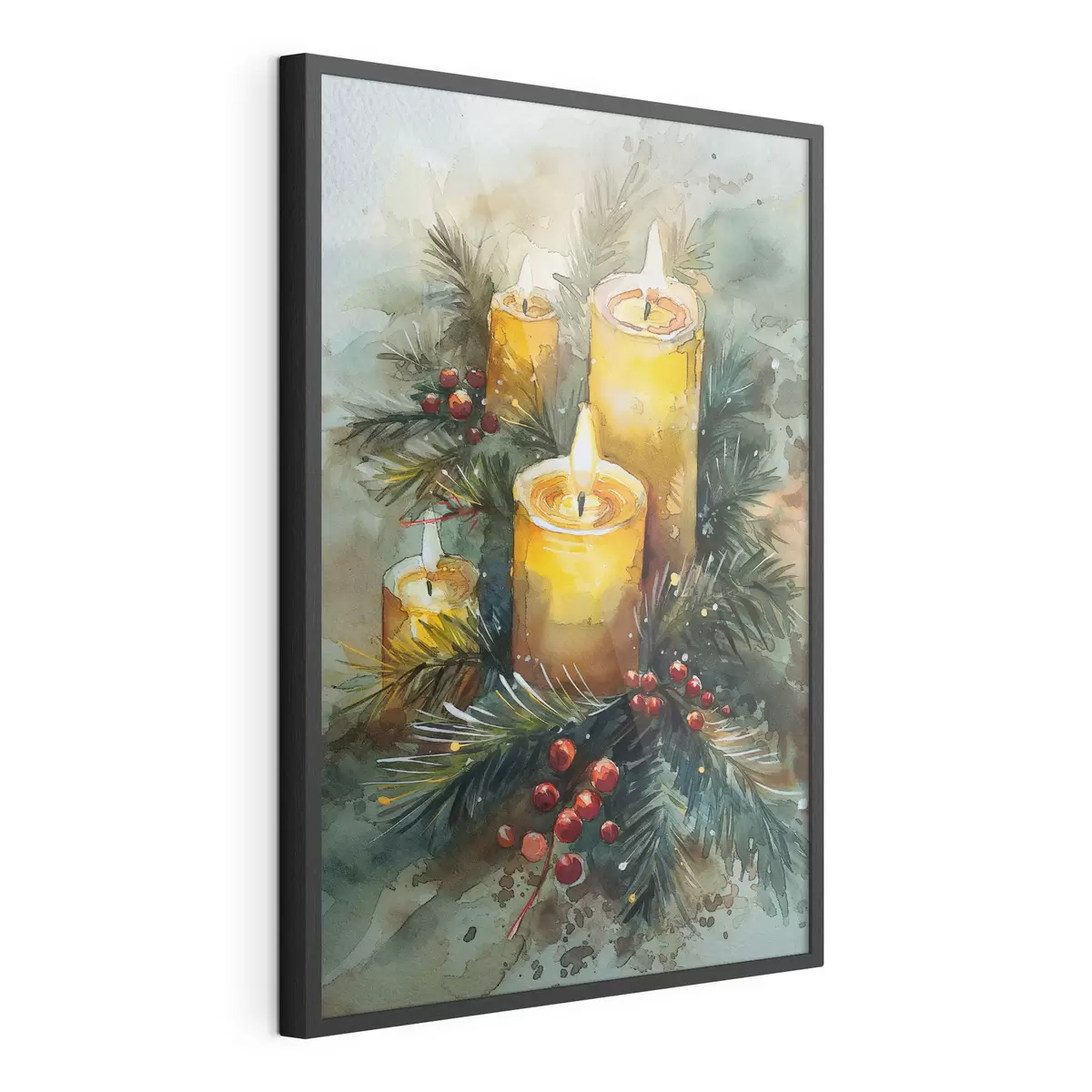 Poster Candele natalizie f46585