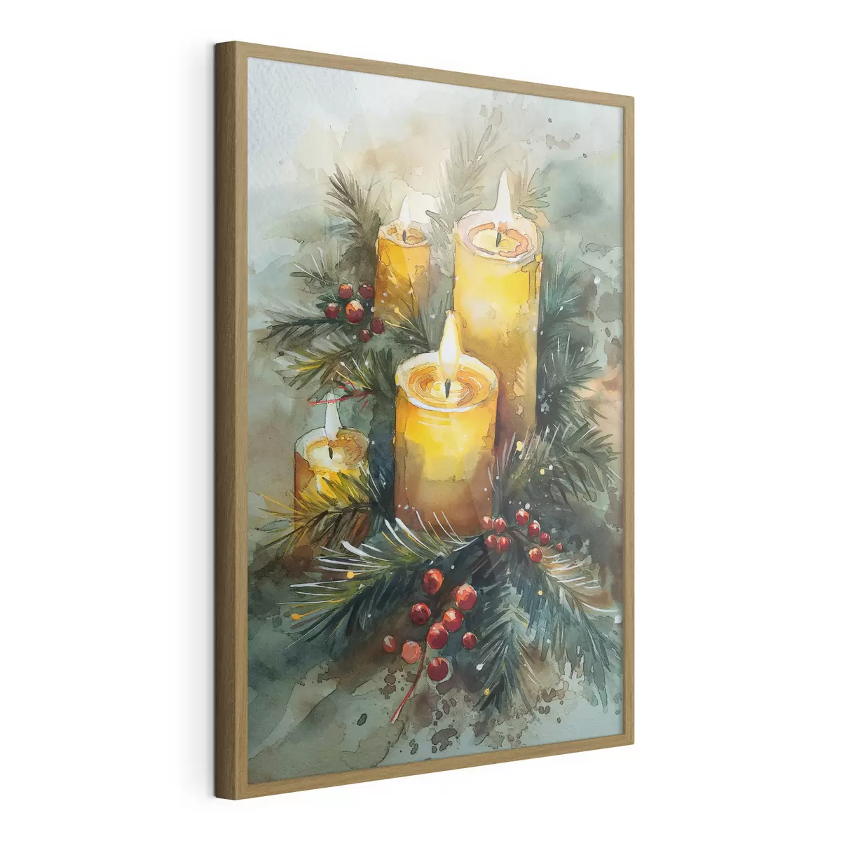 Poster Candele natalizie f46585