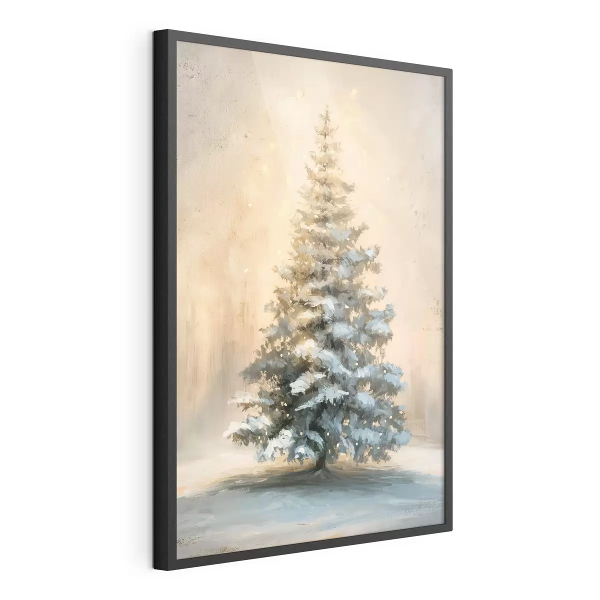 Poster Albero di Natale nella neve f46589