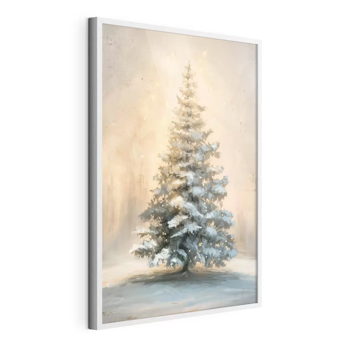 Poster Albero di Natale nella neve f46589