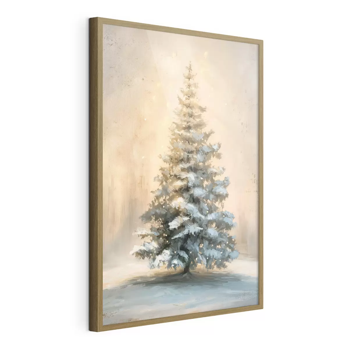 Poster Albero di Natale nella neve f46589