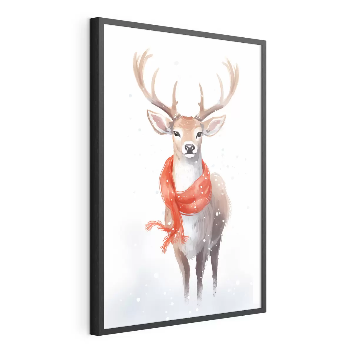 Poster Cervo con una sciarpa f46594
