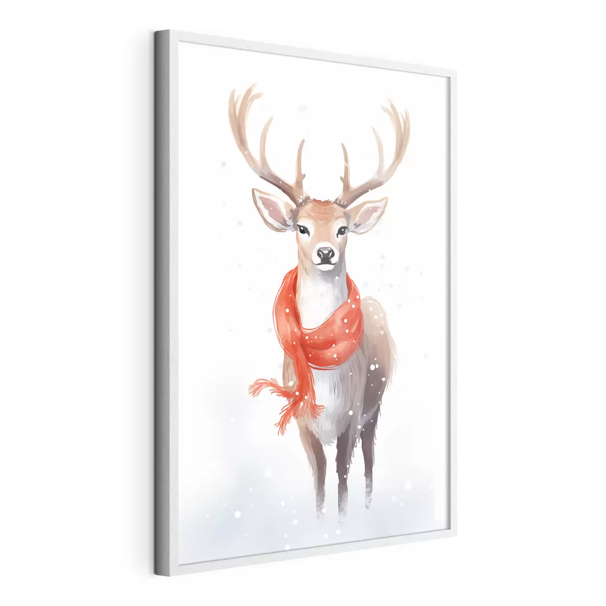 Poster Cervo con una sciarpa f46594