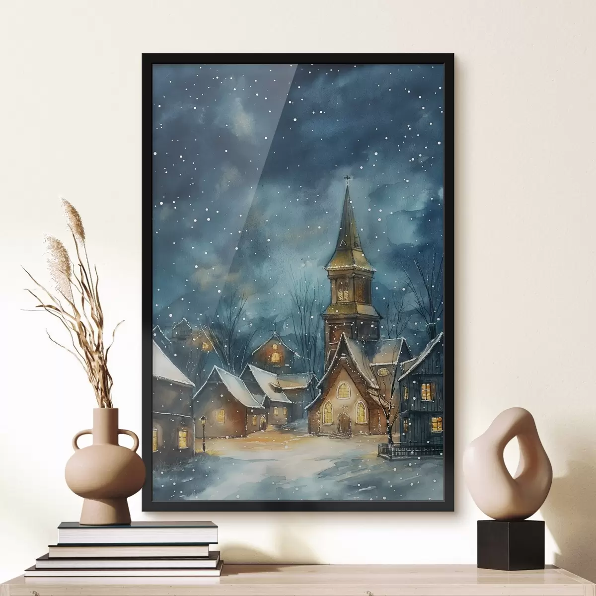 Poster Strada invernale f46599