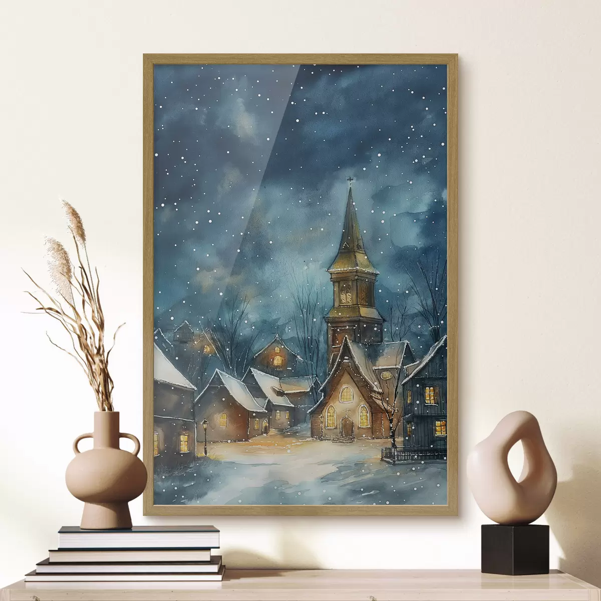 Poster Strada invernale f46599