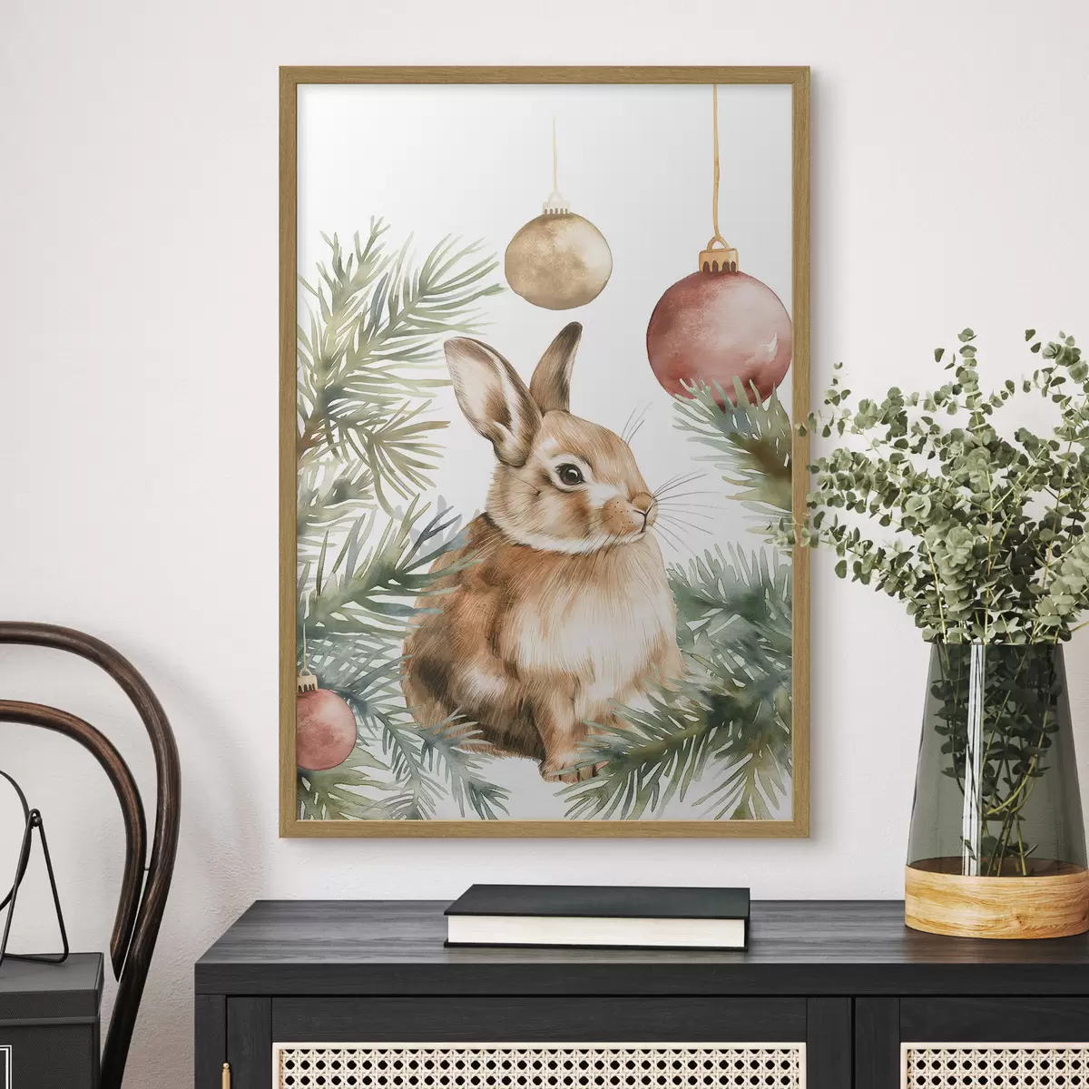 Poster Coniglietto di Capodanno f46603