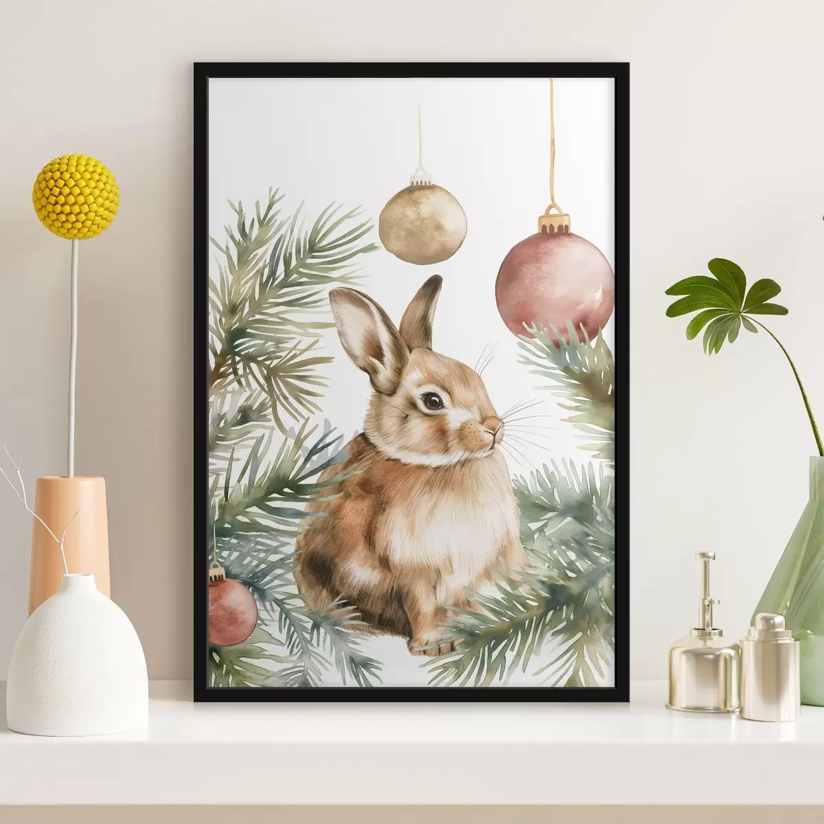 Poster Coniglietto di Capodanno f46603