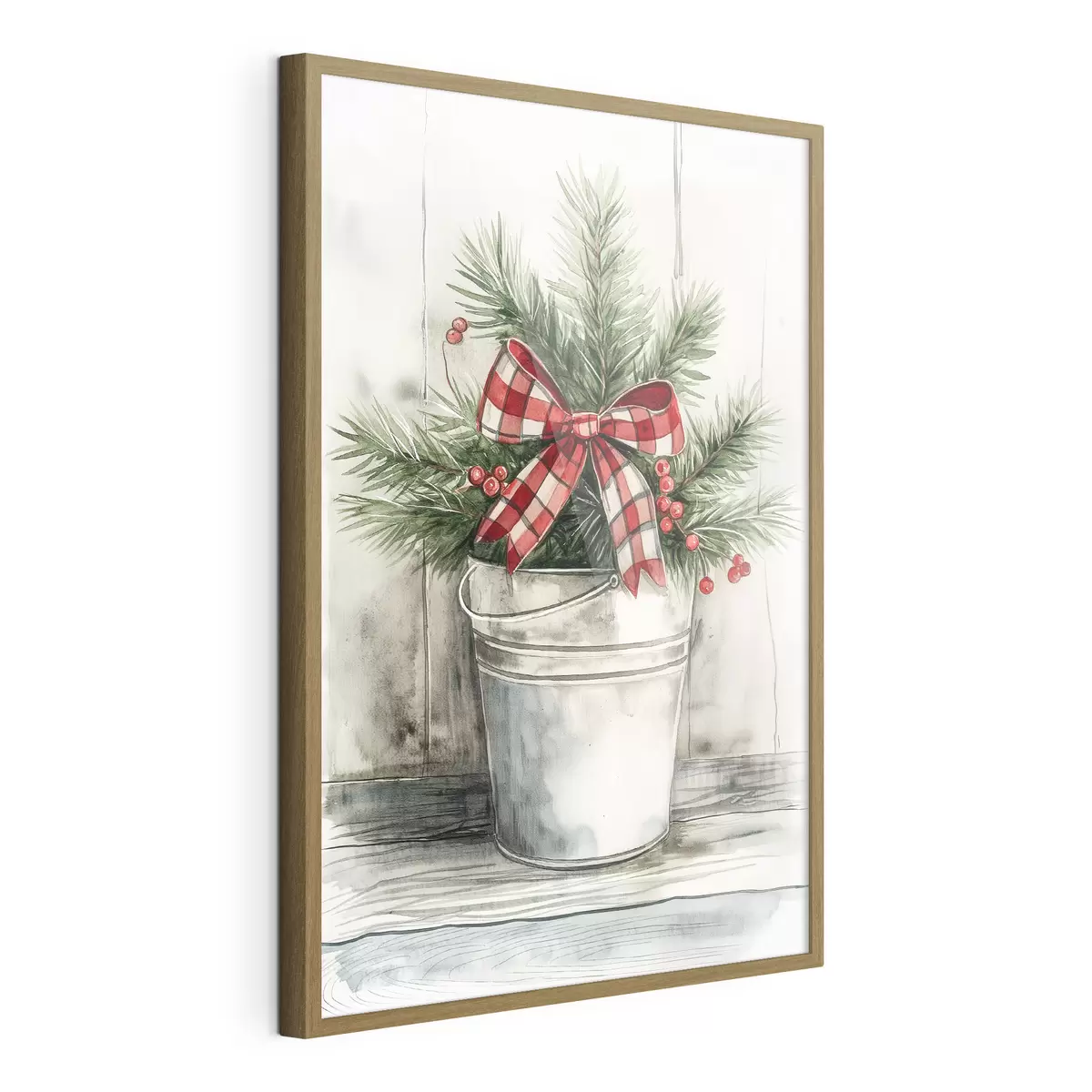 Poster Albero di Natale in vaso f46608