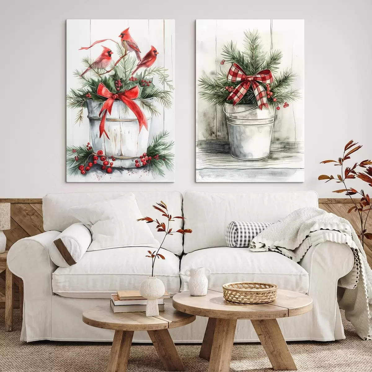 carta da parati Vasi natalizi nr. m00959