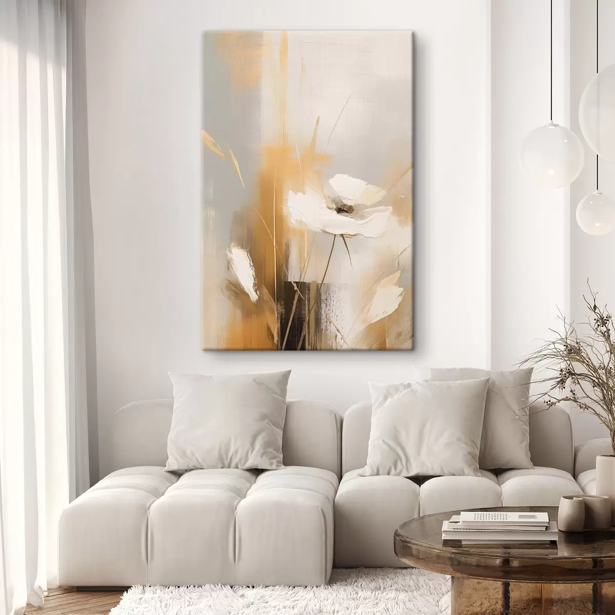 carta da parati Fiore selvatico astratto nr. s46453