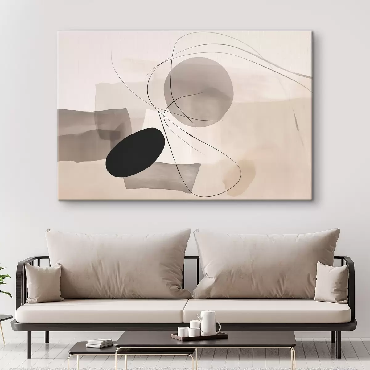 carta da parati Forme astratte con linee nr. s46455