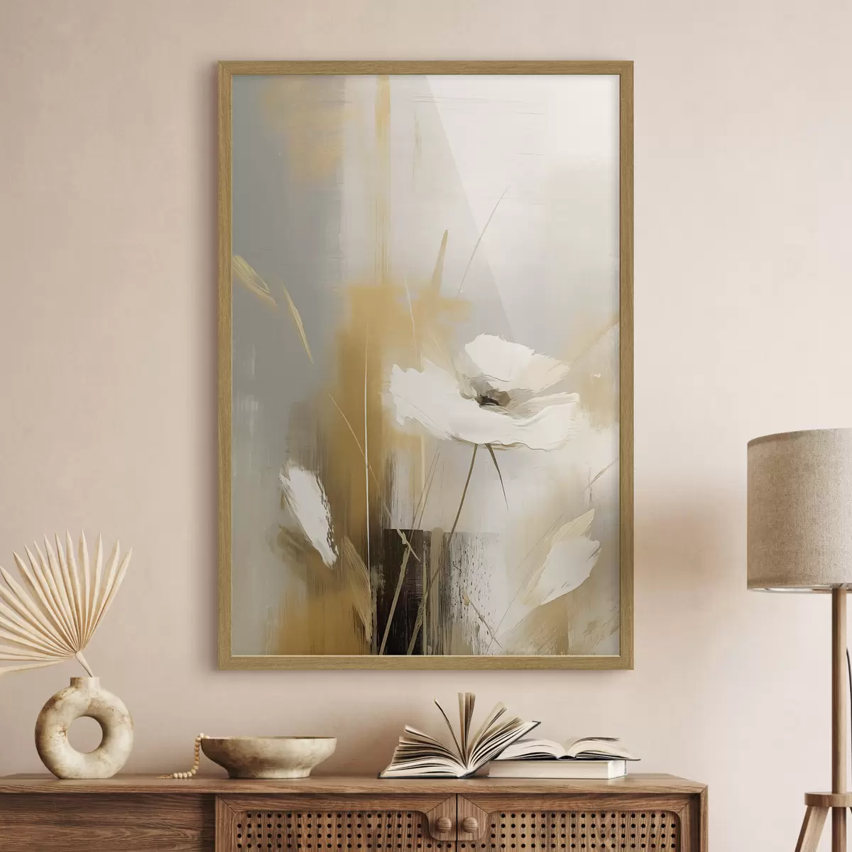 Poster Fiore selvatico astratto f46453