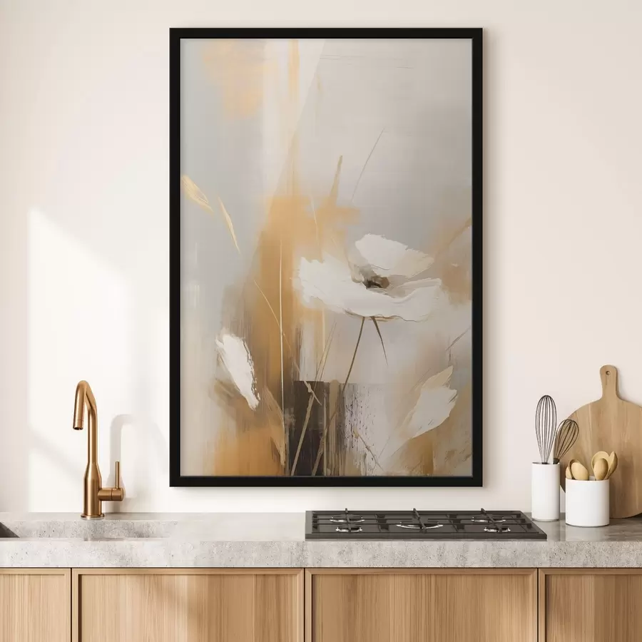 carta da parati Fiore selvatico astratto nr. f46453