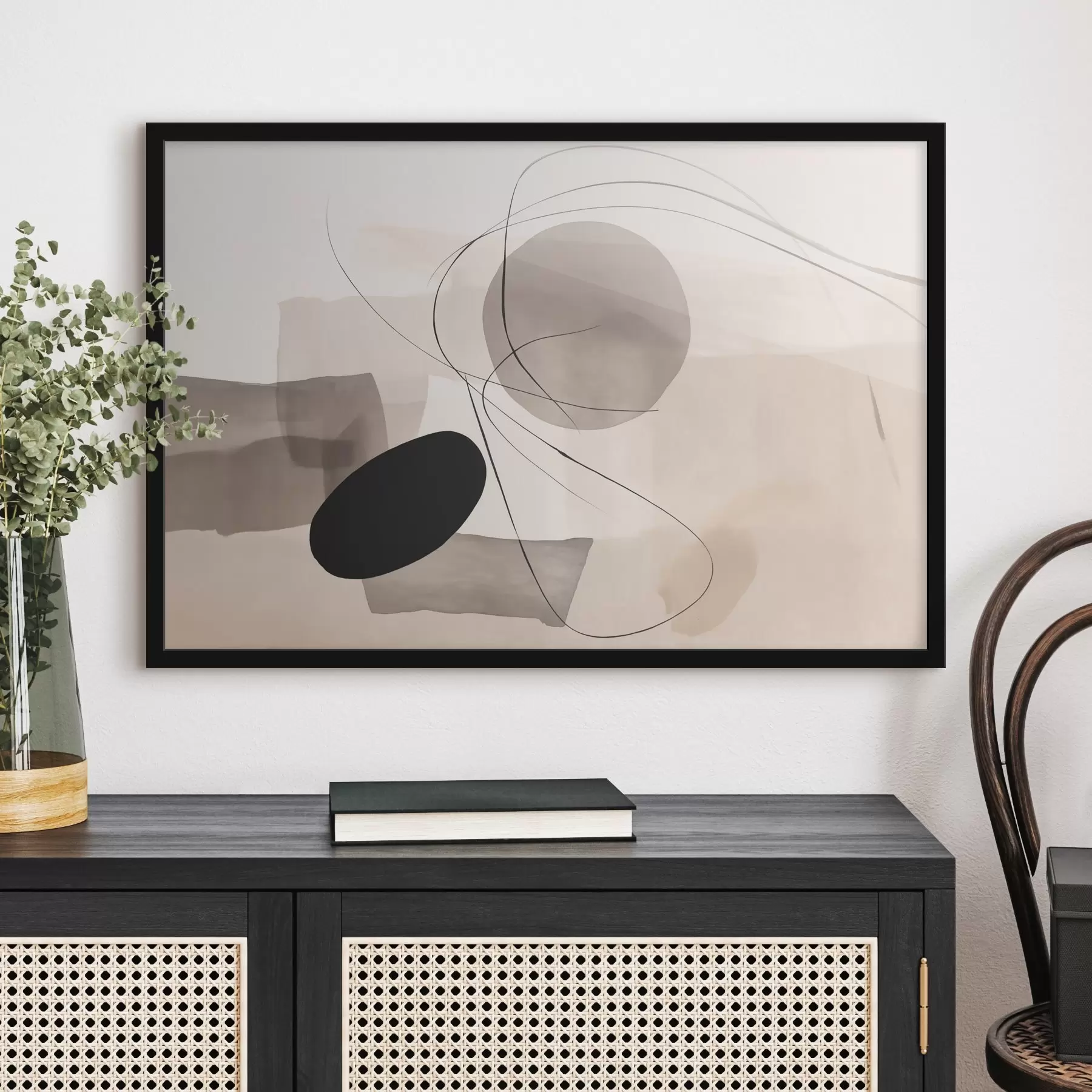 carta da parati Forme astratte con linee nr. f46455