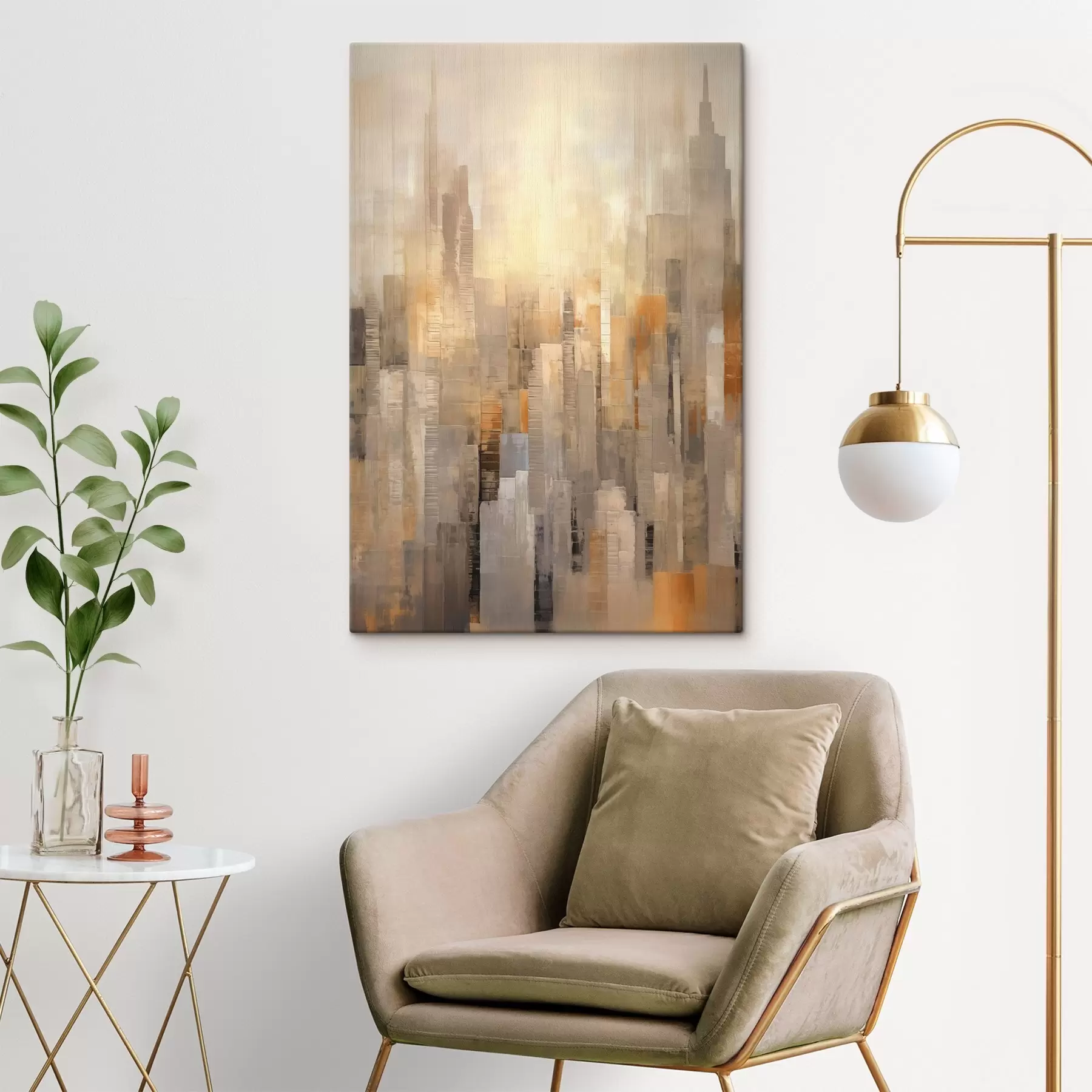 carta da parati Paesaggio urbano astratto nr. s46580