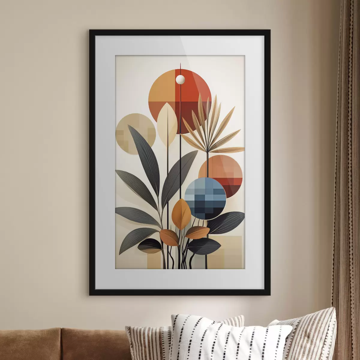Poster Piante geometriche astratte f46576