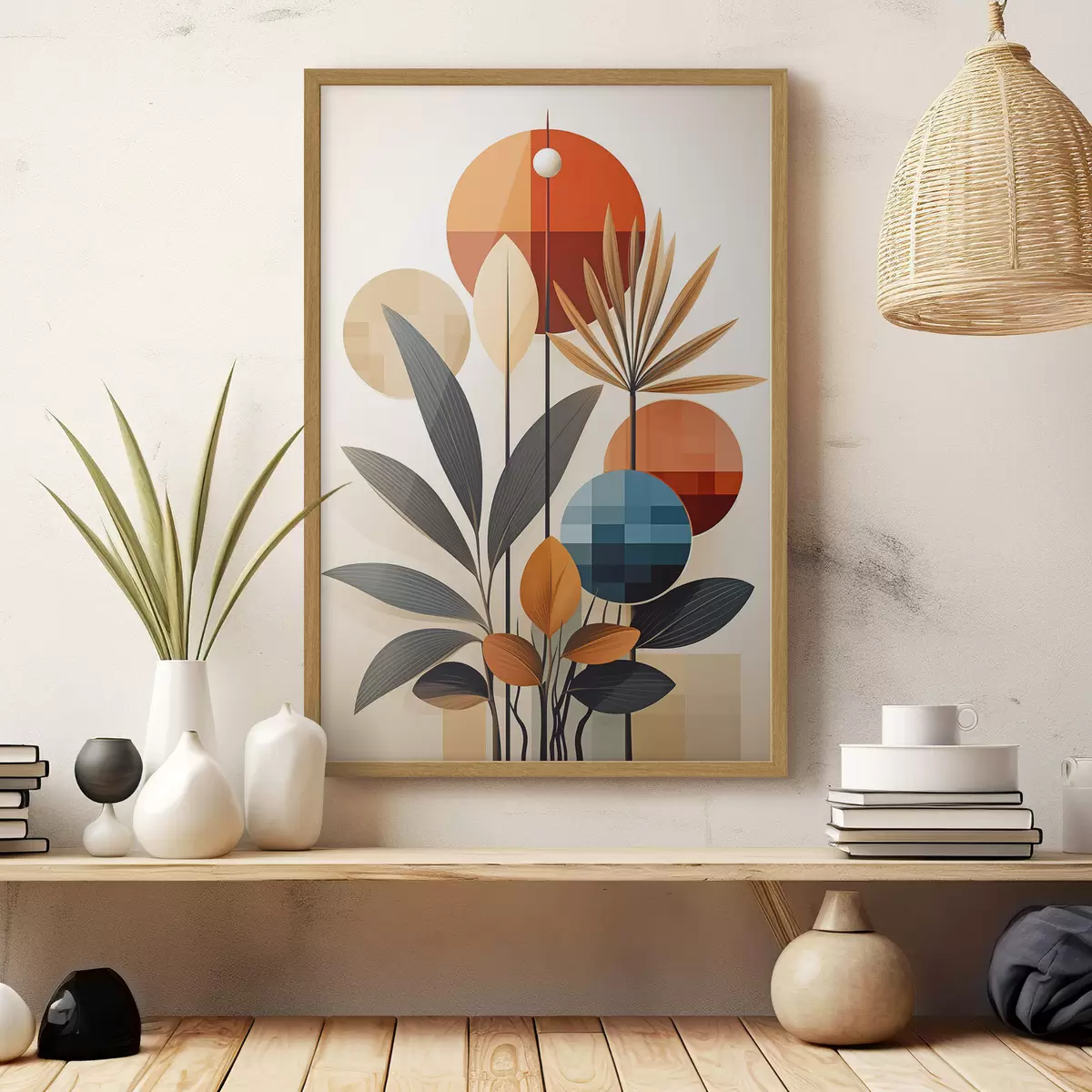Poster Piante geometriche astratte f46576