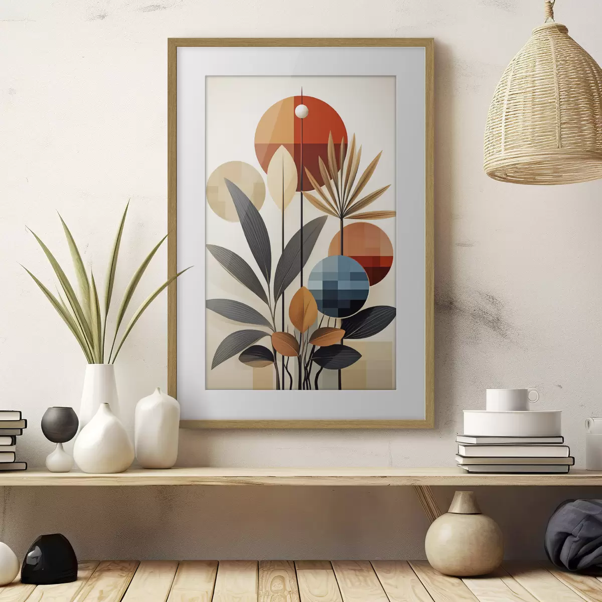 Poster Piante geometriche astratte f46576