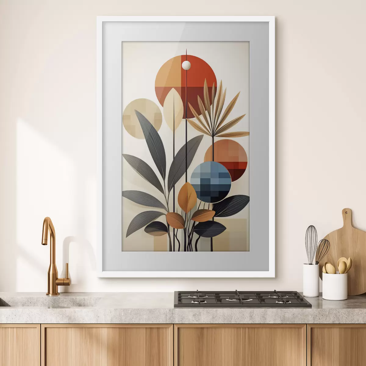 Poster Piante geometriche astratte f46576
