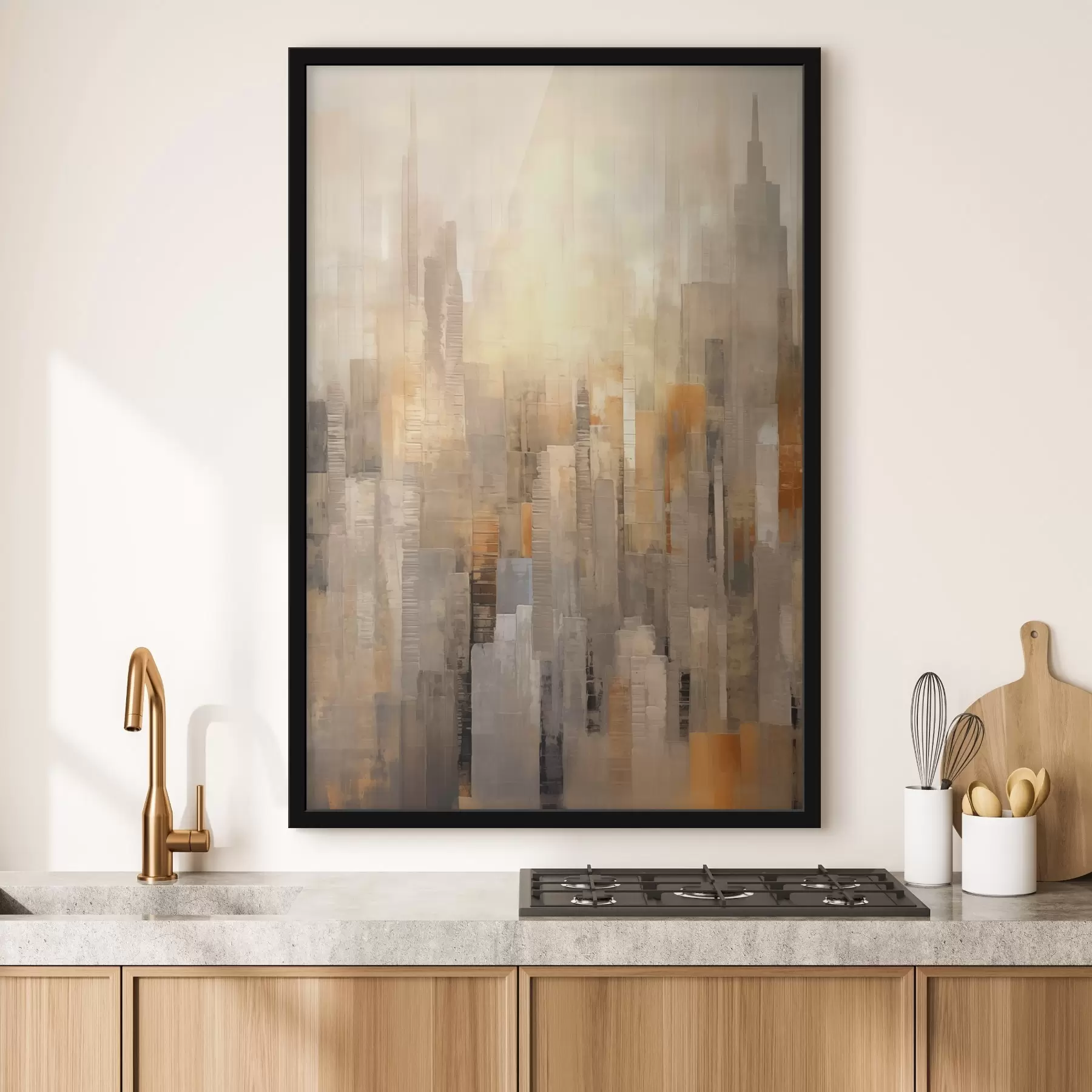 carta da parati Paesaggio urbano astratto nr. f46580