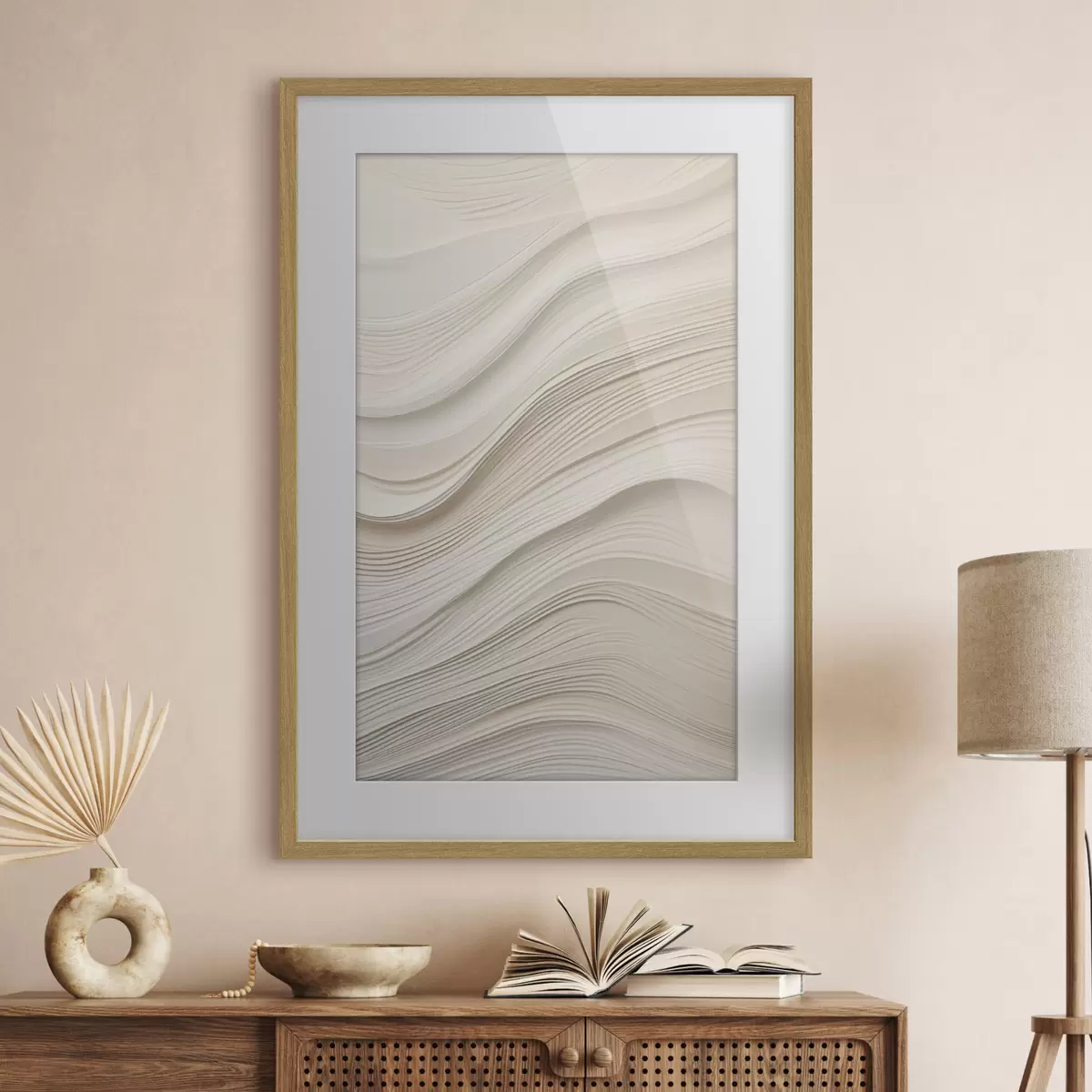 Poster Onde di sabbia quieta f46484