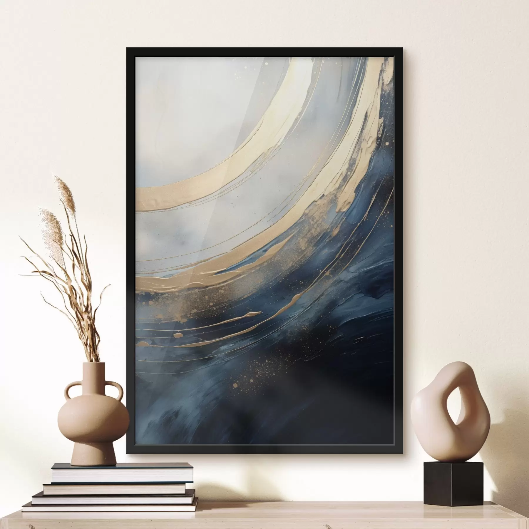 carta da parati Ampie arcate luminose su sfondo blu intenso nr. f46487