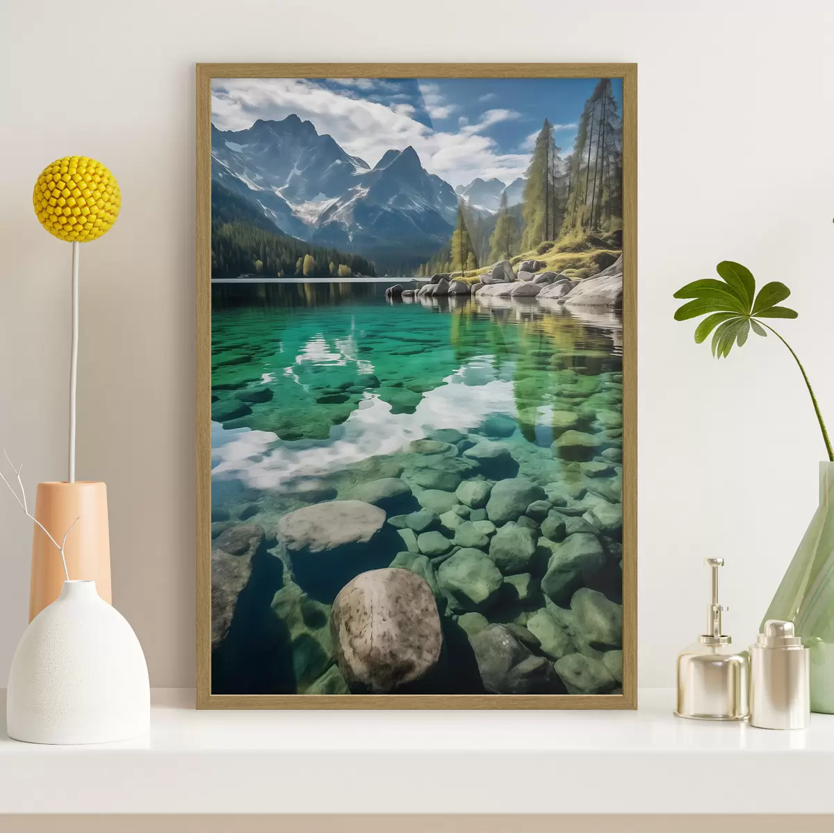 Poster Lago e slancio f46515