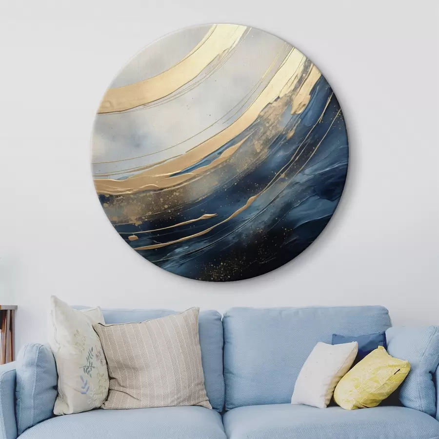 carta da parati Ampie arcate luminose su sfondo blu intenso nr. r46487