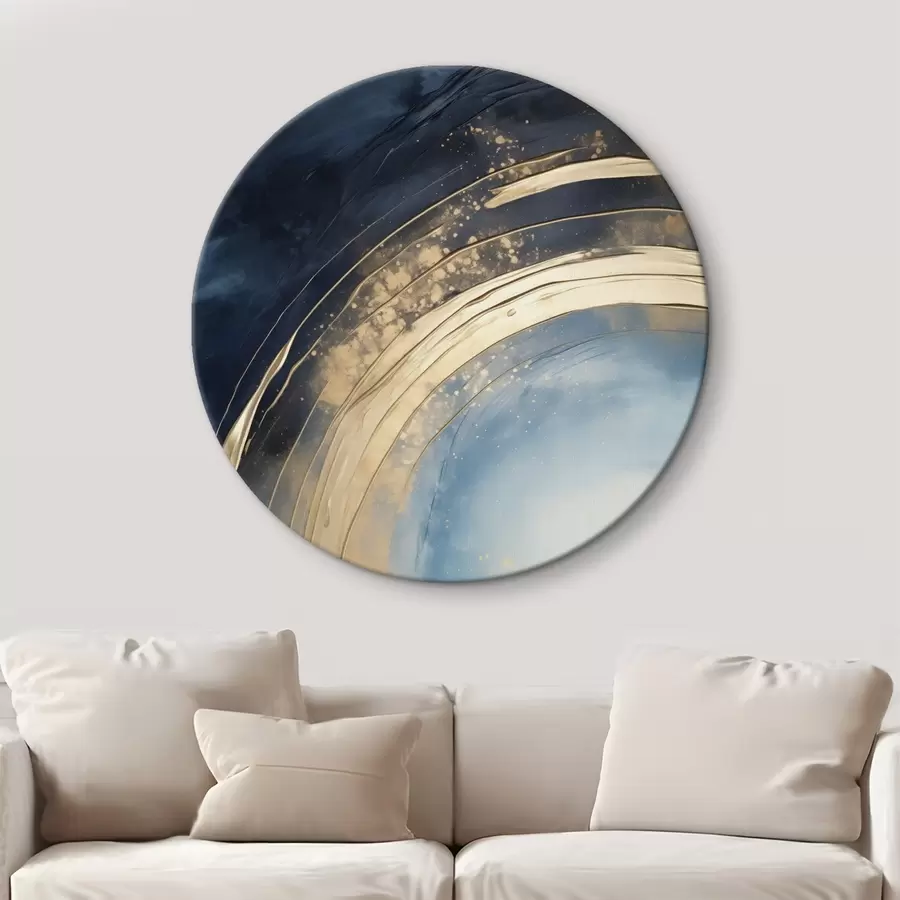 carta da parati Anello ampio con centro chiaro e smalto maculato nr. r46488