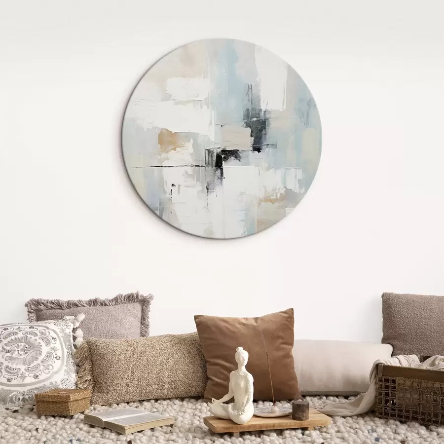 carta da parati Astratto dai toni chiari con accenti neri nr. r46548