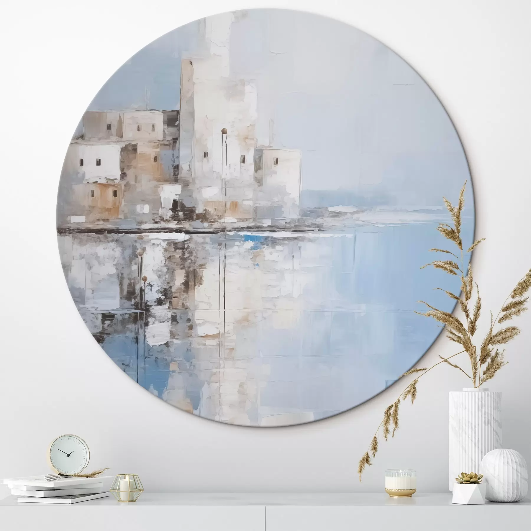 carta da parati Imitazione astratta del paesaggio nella pittura nr. r46674