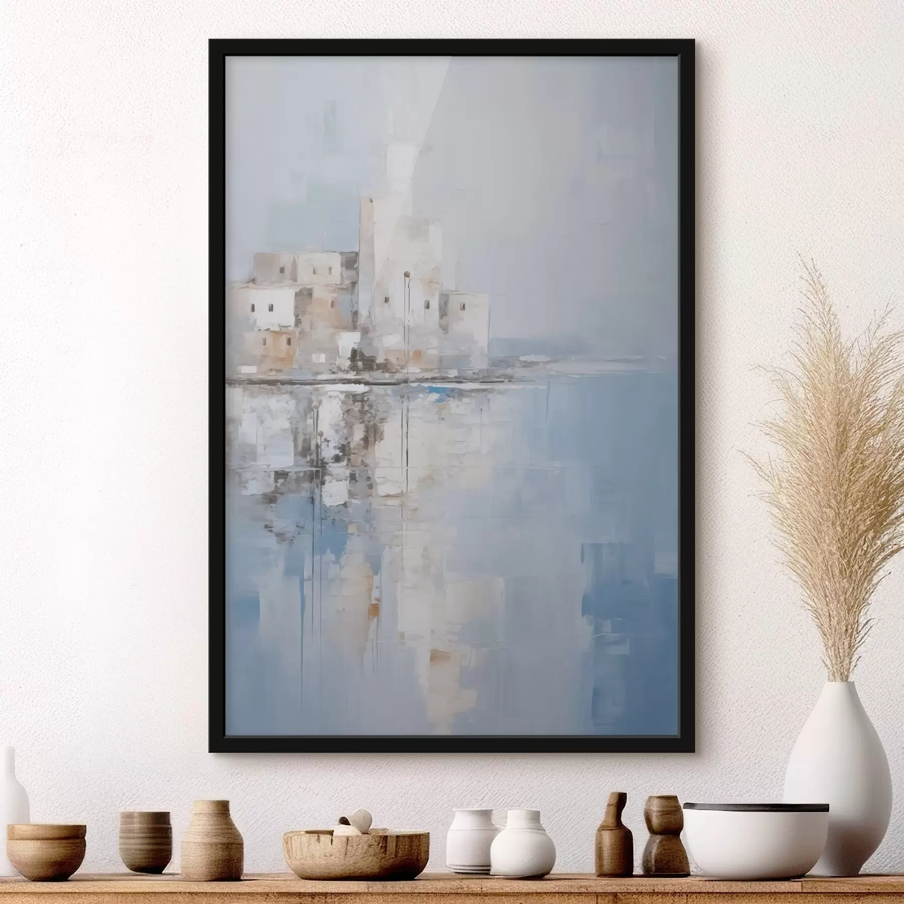 carta da parati Imitazione astratta del paesaggio nella pittura nr. f46674