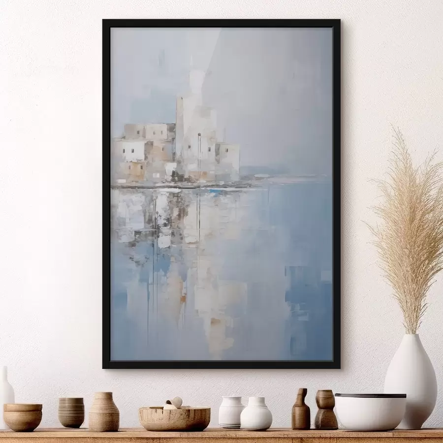 carta da parati Imitazione astratta del paesaggio nella pittura nr. f46674